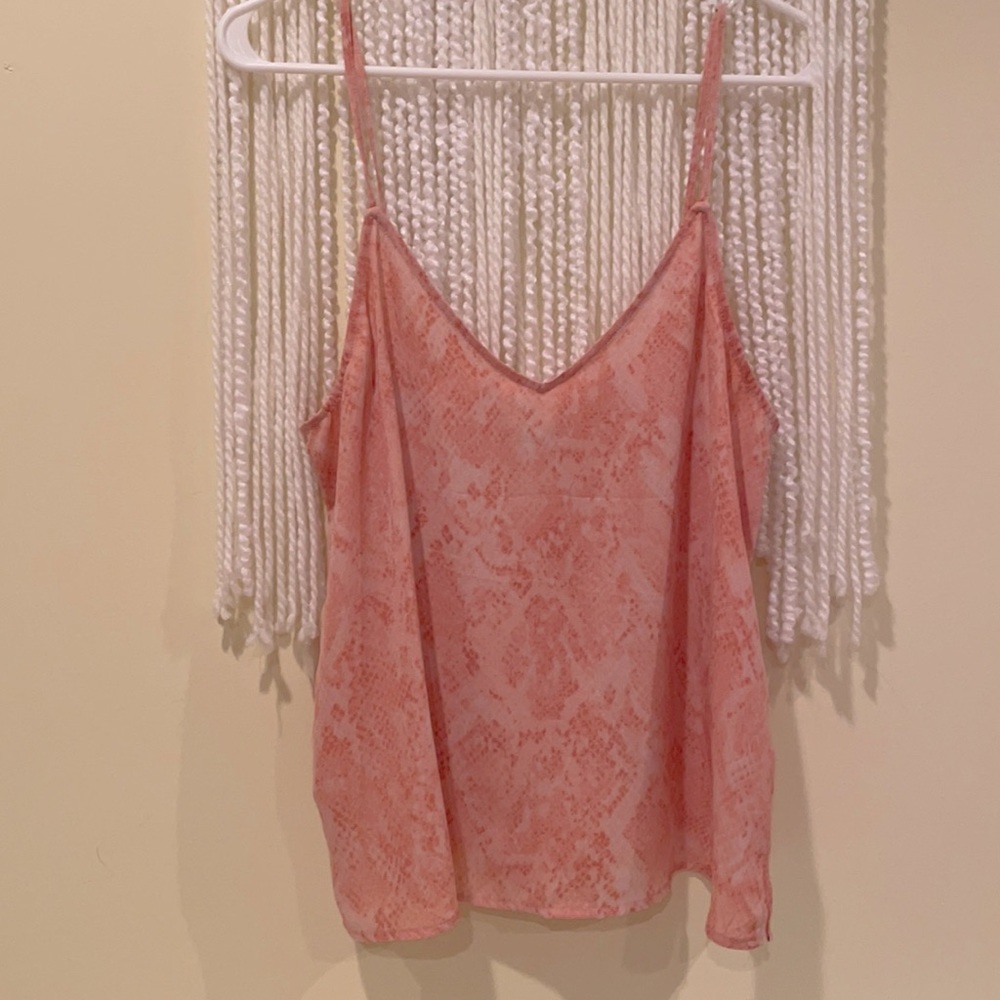 A New Day - Pink Snakeskin Tank